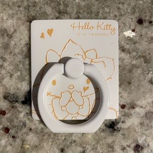 New Hello Kitty Sanrio Phone Ring Holder White